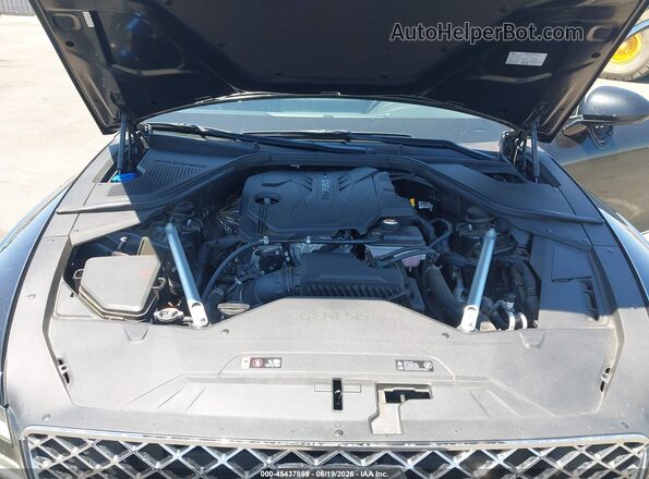 KMTGB4SC2MU043620 2021 GENESIS G80 Black უკანა ხედი