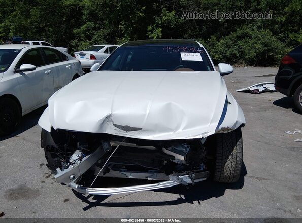 KMTGB4SC2MU048834 2021 GENESIS G80 White Vista interior trasera