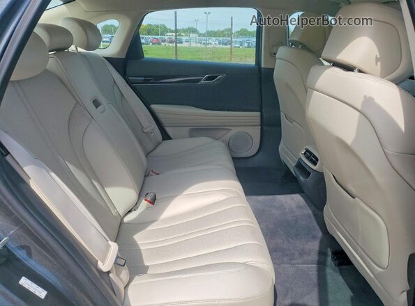 KMTGB4SC4MU073329 2021 GENESIS G80 Gray Вид задніх сидінь