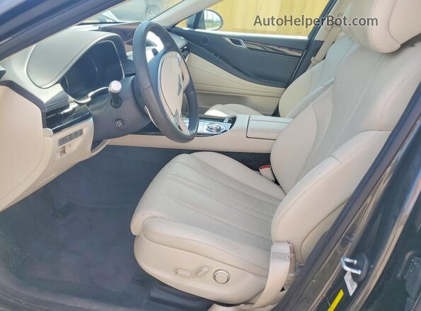 KMTGB4SC4MU073329 2021 GENESIS G80 Gray Вид салону спереду