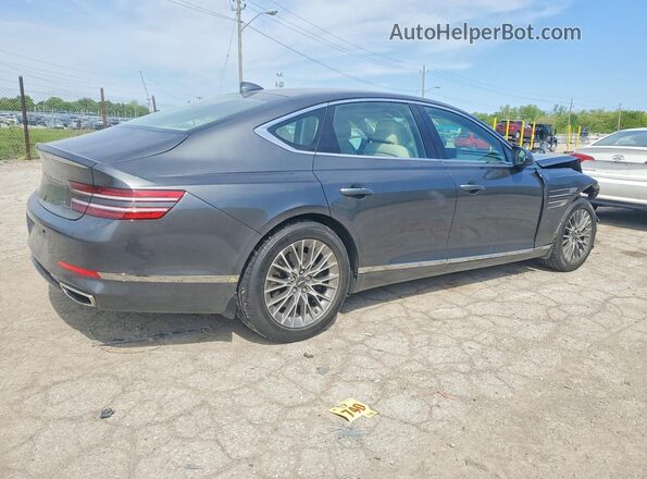 KMTGB4SC4MU073329 2021 GENESIS G80 Gray Задня права чверть