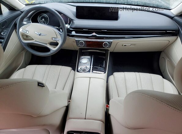 KMTGB4SC4MU073329 2021 GENESIS G80 Gray Вид панелі приладів