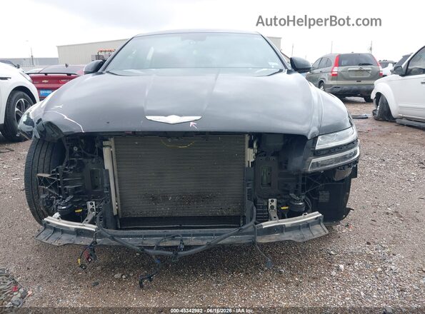 KMTGB4SC5NU093476 2022 GENESIS G80 Черный Вид задней части салона