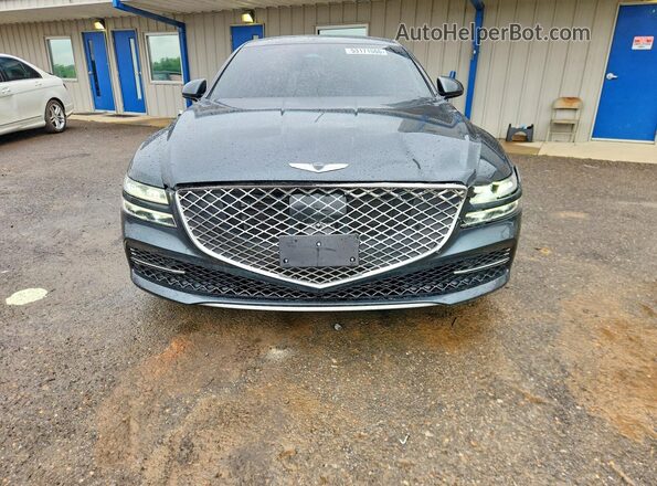 KMTGB4SC6NU092191 2022 GENESIS G80 Gray Widok z przodu
