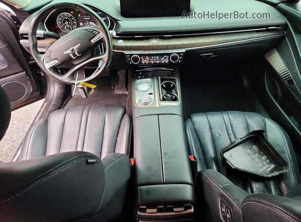 KMTGB4SC6NU092191 2022 GENESIS G80 Gray Widok deski rozdzielczej