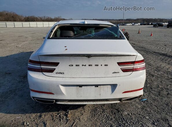 KMTGB4SC7PU195171 2023 GENESIS G80 Белый Вид сзади