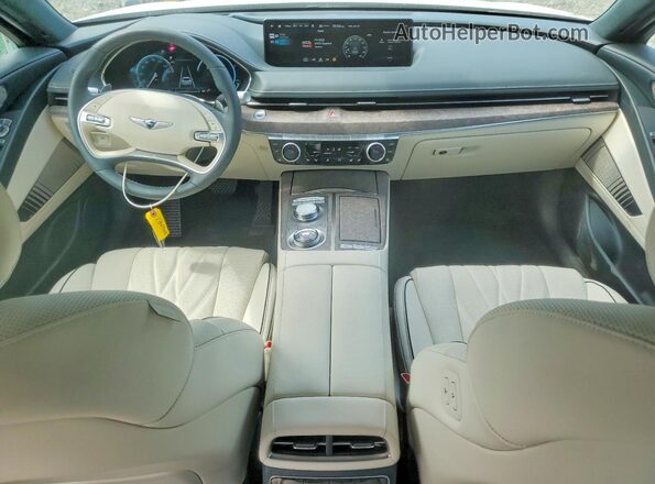 KMTGE4S11PU005838 2023 GENESIS ELECTRIFIED White Vista del salpicadero