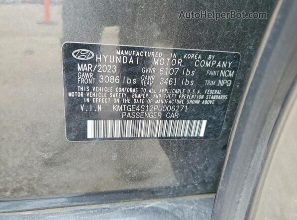KMTGE4S12PU006271 2023 GENESIS ELECTRIFIED Серый Вид подкапотного пространства