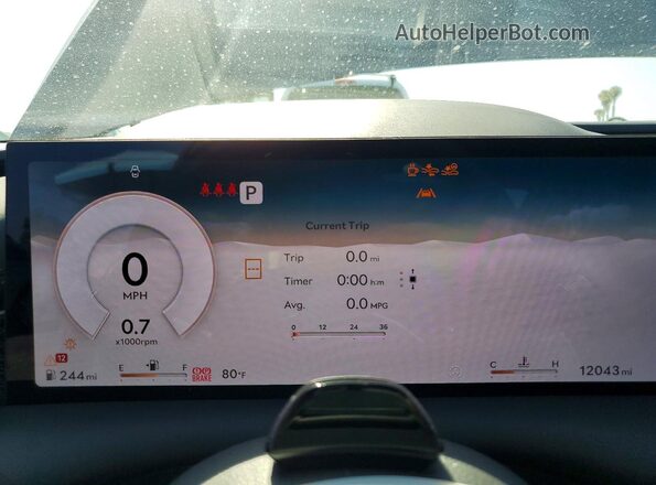 KMTGG4SD5SU259615 2025 GENESIS G80 Silver 