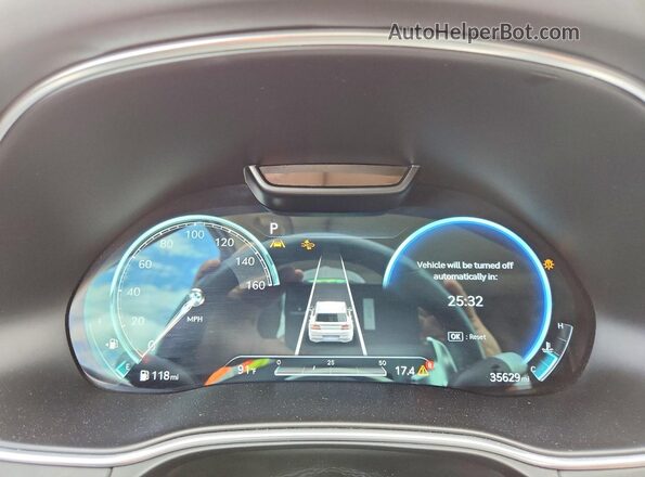 KMUHBDSB5NU092352 2022 GENESIS GV80 Gray ხელსაწყოთა პანელის ხედი