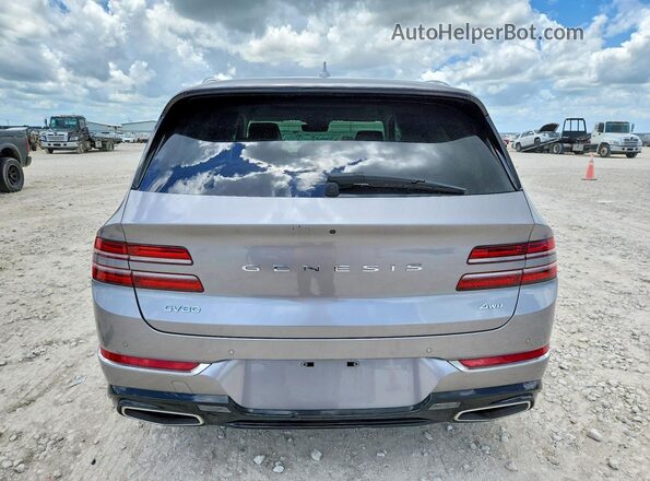 KMUHBDSB5NU092352 2022 GENESIS GV80 Gray უკანა ხედი