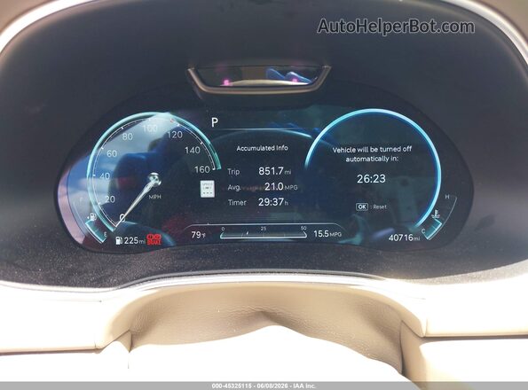 KMUHBDSB5PU105569 2023 GENESIS GV80 Dark Blue Widok tylnych siedzeń