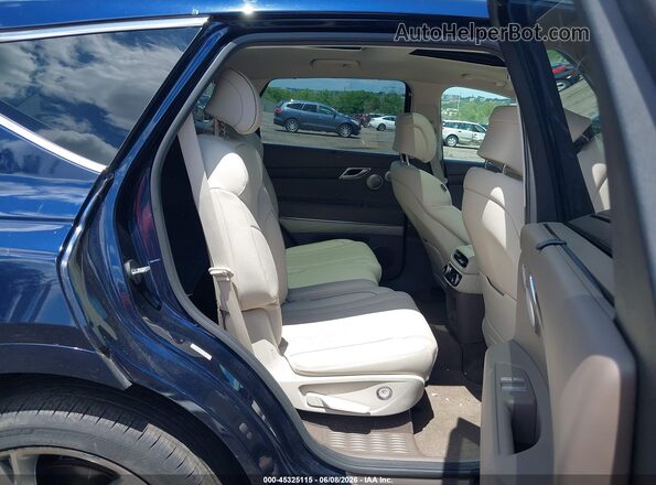 KMUHBDSB5PU105569 2023 GENESIS GV80 Dark Blue Widok naklejki z numerem VIN