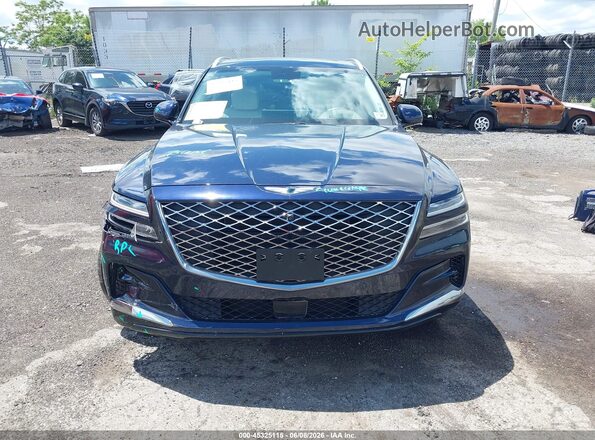 KMUHBDSB5PU105569 2023 GENESIS GV80 Dark Blue Widok wnętrza z tyłu