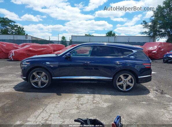 KMUHBDSB5PU105569 2023 GENESIS GV80 Dark Blue 