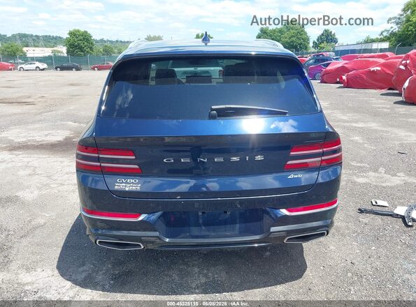 KMUHBDSB5PU105569 2023 GENESIS GV80 Dark Blue 