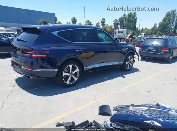 KMUHBDSB5PU114191 2023 GENESIS GV80 Blue Задня права чверть