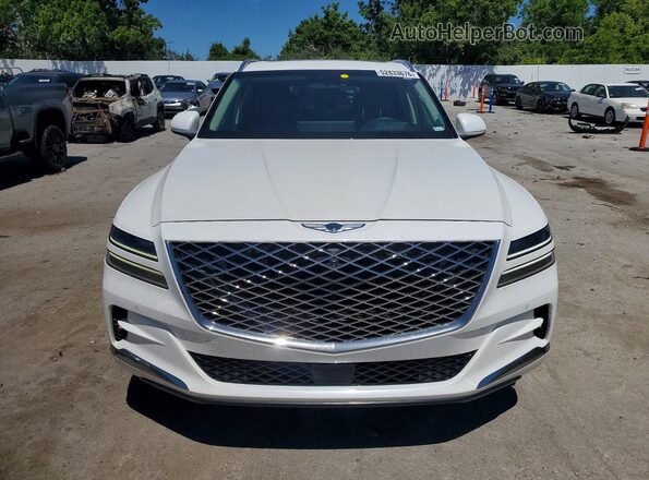 KMUHCESC1PU141089 2023 GENESIS GV80 White Front view