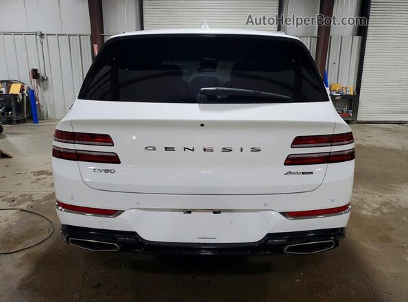 KMUHCESC2PU111695 2023 GENESIS GV80 White Հետևի տեսք