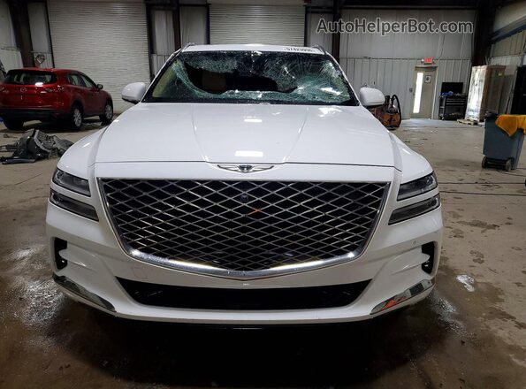 KMUHCESC2PU111695 2023 GENESIS GV80 White Դիմացի տեսք