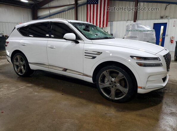 KMUHCESC2PU111695 2023 GENESIS GV80 White Առջևի աջ