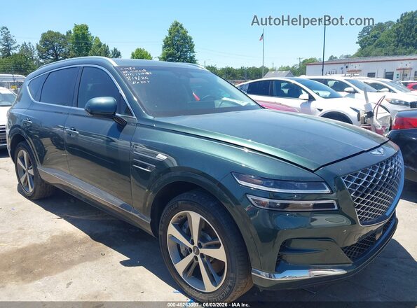 KMUHCESC2RU151942 2024 GENESIS GV80 Green Սարքավորումների վահանակի տեսք