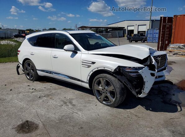 KMUHCESC2RU171303 2024 GENESIS GV80 White Front right