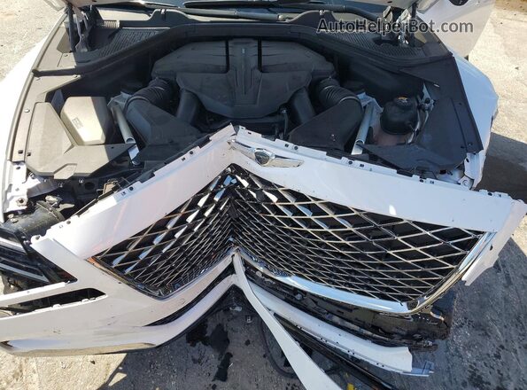 KMUHCESC2RU171303 2024 GENESIS GV80 White Engine compartment view