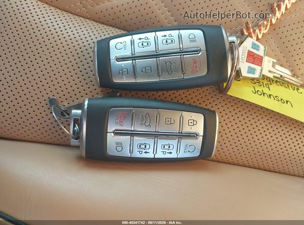 KMUHCESC3RU184478 2024 GENESIS GV80 White Առջևի վահանակի տեսք