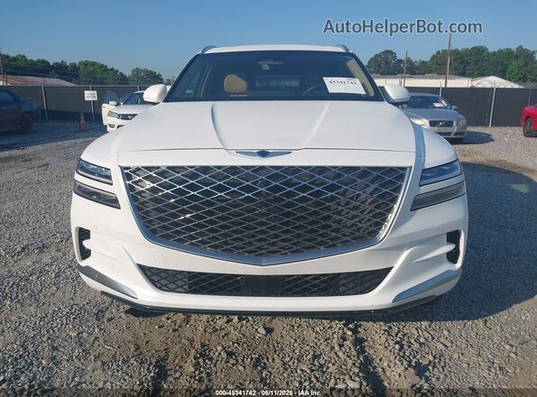 KMUHCESC3RU184478 2024 GENESIS GV80 White Սարքավորումների վահանակի տեսք