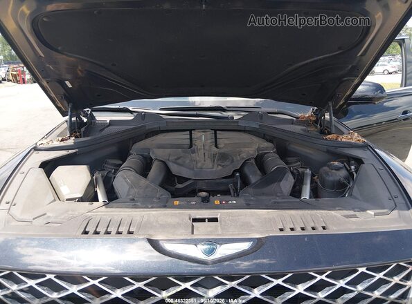 KMUHCESC4NU075733 2022 GENESIS GV80 Black უკანა ხედი