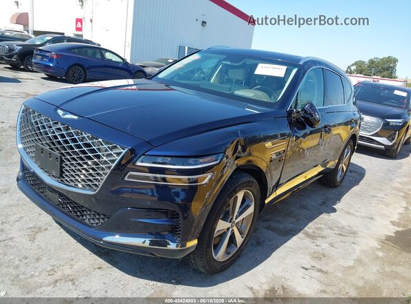 KMUHCESC4RU185588 2024 GENESIS GV80 Blue Front left