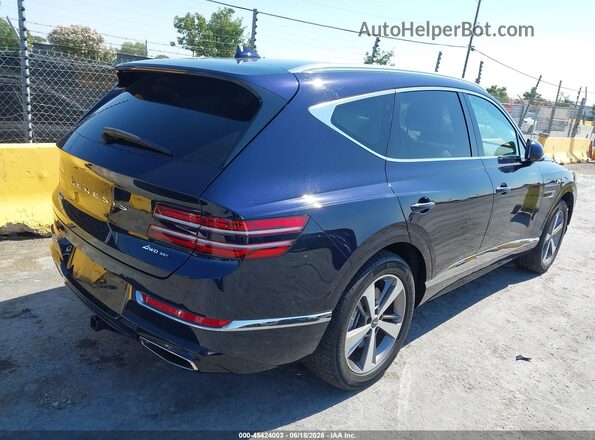 KMUHCESC4RU185588 2024 GENESIS GV80 Blue Rear right
