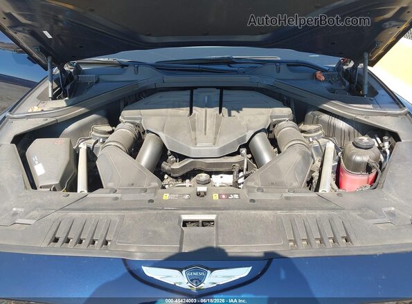 KMUHCESC4RU185588 2024 GENESIS GV80 Blue Rear view