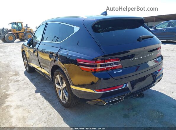 KMUHCESC4RU185588 2024 GENESIS GV80 Blue Rear left
