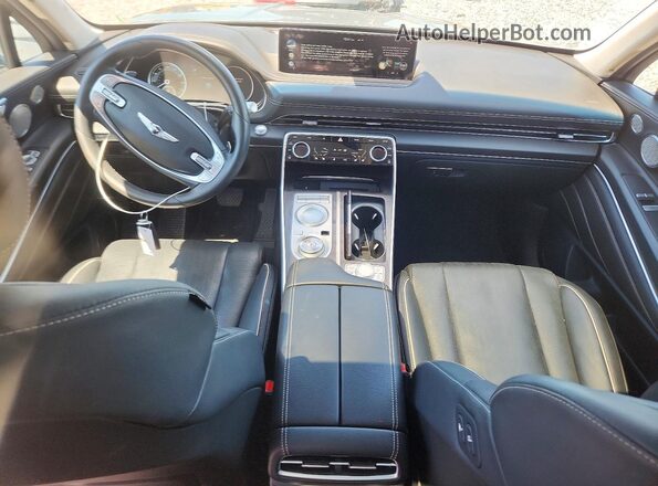 KMUHCESC7MU051831 2021 GENESIS GV80 Серебряный Вид панели приборов