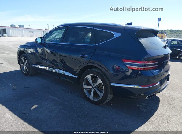 KMUHCESC7NU078237 2022 GENESIS GV80 Blue Rear left