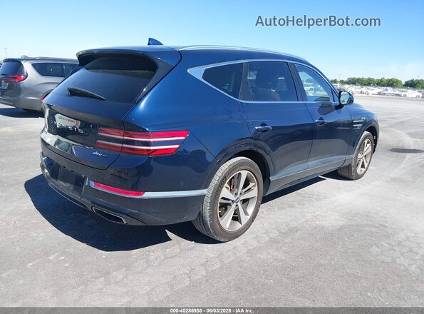 KMUHCESC7NU078237 2022 GENESIS GV80 Blue Rear right