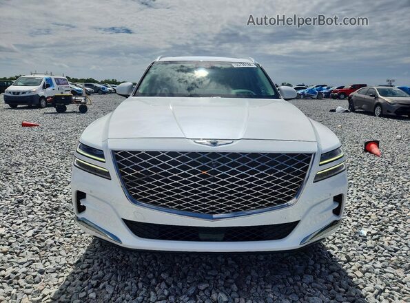 KMUHCESC8MU056990 2021 GENESIS GV80 White Front view