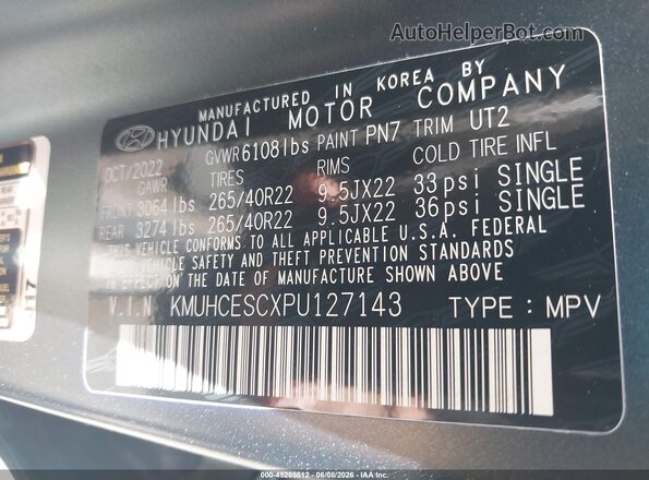 KMUHCESCXPU127143 2023 GENESIS GV80 Green Вид підкапотного простору