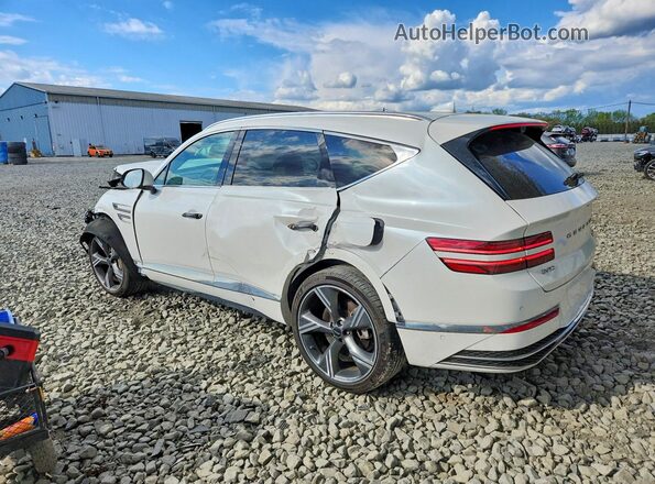 KMUHEESC9SU273424 2025 GENESIS GV80 White უკანა მარცხენა