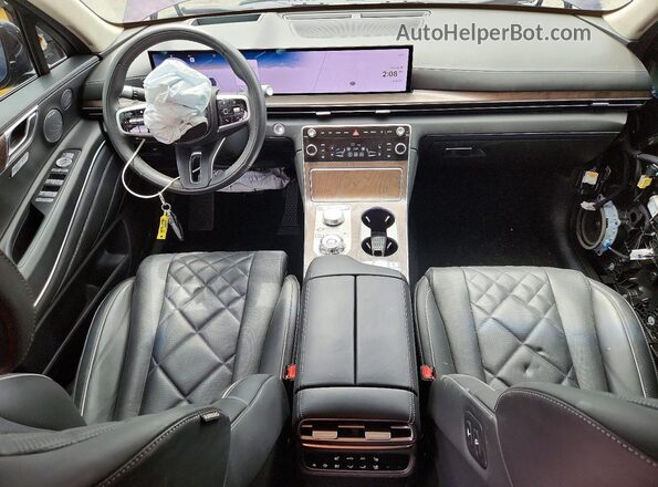 KMUHEESCXSU254221 2025 GENESIS GV80 Синий Вид панели приборов