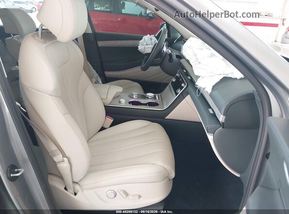 KMUHGESB2TU302037 2026 GENESIS GV80 Silver Widok wnętrza z przodu