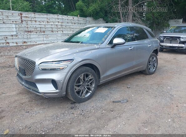 KMUMADTB2NU045781 2022 GENESIS GV70 Silver Front left