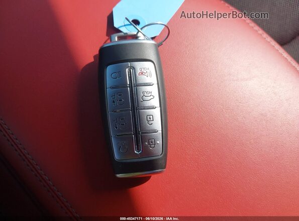 KMUMADTB5PU098039 2023 GENESIS GV70 Gray Առջևի վահանակի տեսք