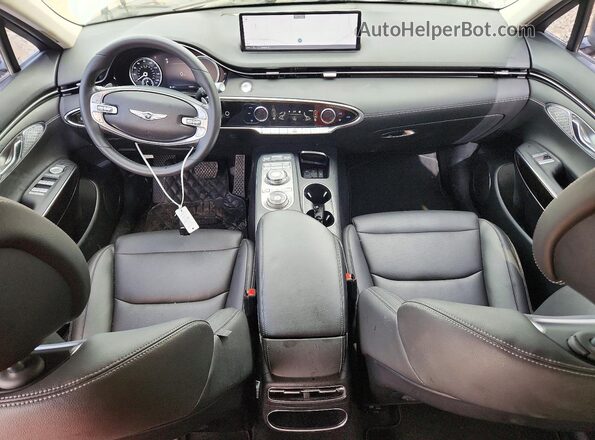 KMUMADTB6NU025646 2022 GENESIS GV70 Gray Առջևի վահանակի տեսք