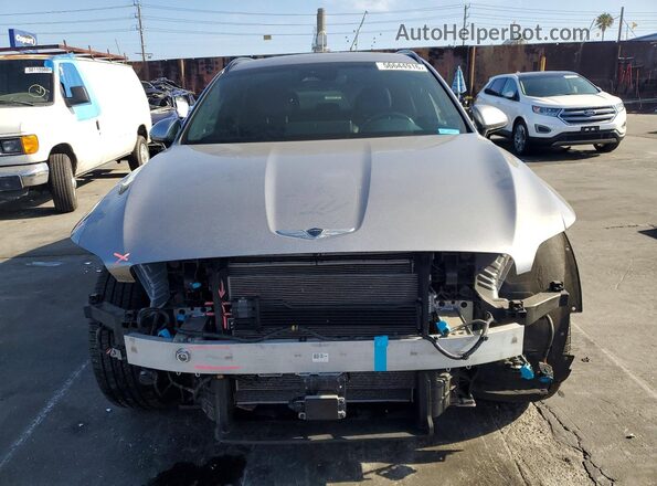KMUMCDTC2NU040874 2022 GENESIS GV70 Серебряный Вид спереди
