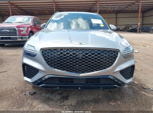 KMUMCDTC5NU012194 2022 GENESIS GV70 Silver უკანა სალონის ხედი