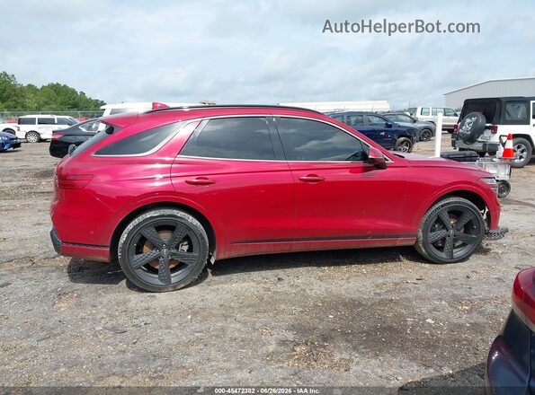 KMUMCDTC8NU041642 2022 GENESIS GV70 Red უკანა სალონის ხედი