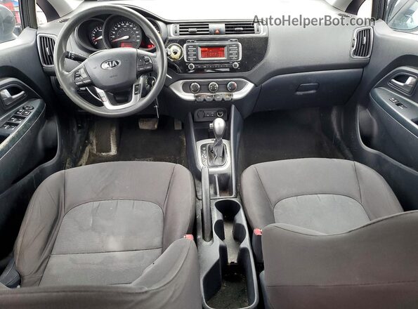 KNADM4A32G6548463 2016 KIA RIO Gray წინა პანელის ხედი